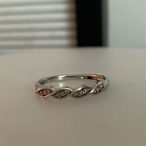 Silver braided ring from Kay!